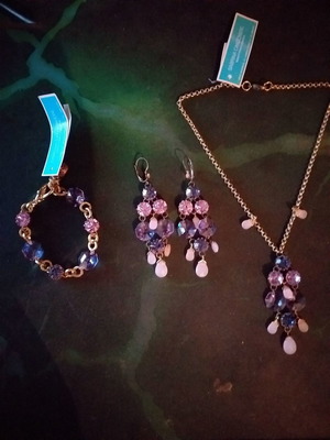 Σετ κοσμημάτων με Swarovski καινούργιο