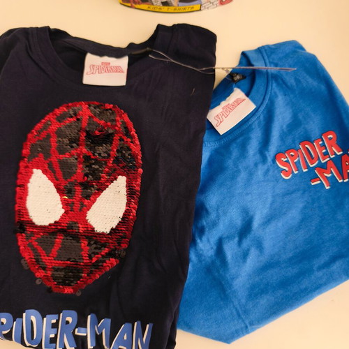 Spiderman Marvel t-shirt set limited edition new, sizes 122-128 cm