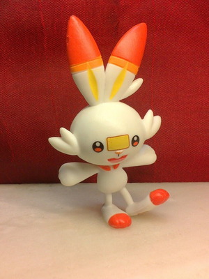 Pokemon Scorbaunny figure new 2019, 6cm