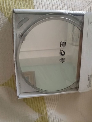 IKEA Trensum double table mirror new, stainless steel and glass