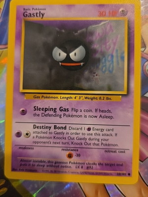 Gastly Pokemon TCG vintage like new