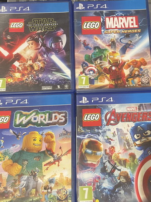 Πακέτο 4 παιχνιδιών Lego για PS4 σαν καινούργιο