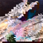  Αγαλμα A. Belcari Capodimonte ( ζευγαρι σε παγκακι ) διαστασεις (21Χ21) σε πολυ καλη κατασταση !!!