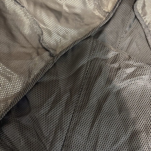 Max Mara metallic silk blend skirt with tulle hem