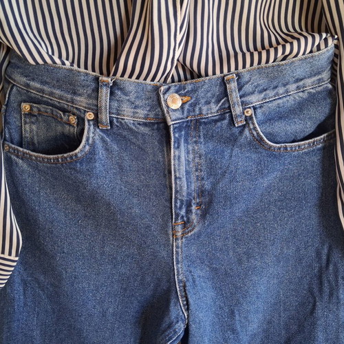 Wide high-waisted jeans Pull & Bear like new, size M