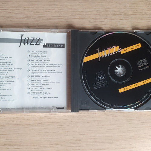 Jazz & Big Band April In Paris CD album like new, 1996, UK import