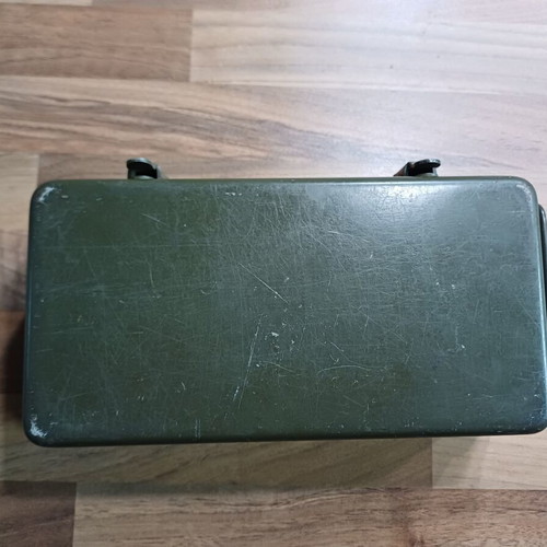 Military Metal First Aid Kit used, Klein Model