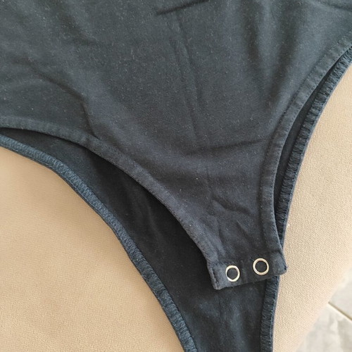 Superdry bodysuit, black, size S