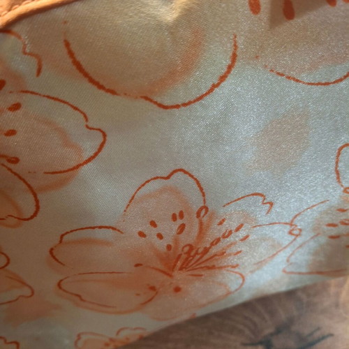 Body Shop toiletry bag new, white and orange