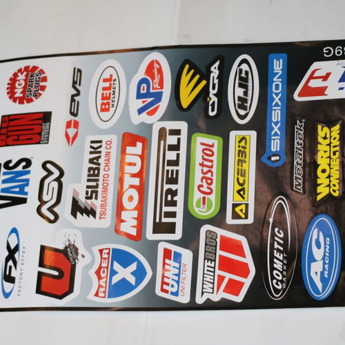 Motorcycle club vinyl stickers BB141 Motul new, 42x28cm