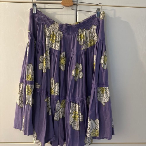 Summer skirt used, knee-length, size XL