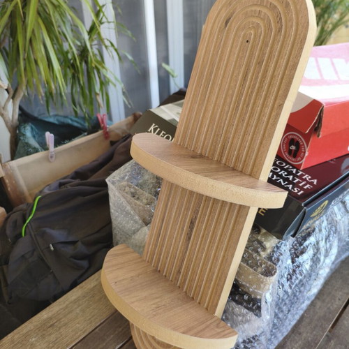 Wooden wall shelf, new