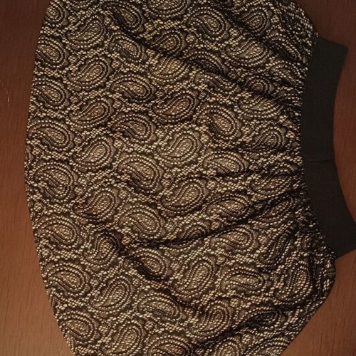 My Tiffany skirt new, mini winter, black with beige lace, size S