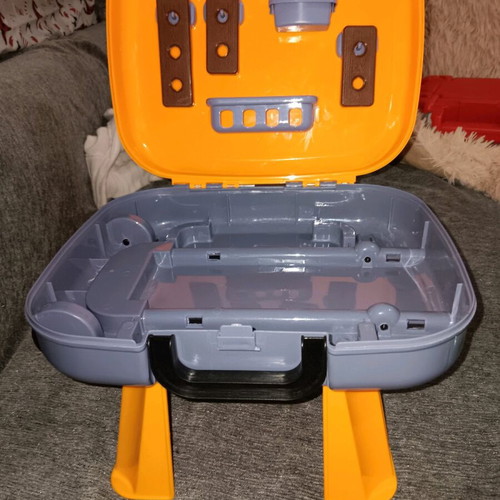 Children's toolboxes used with tools, set of two