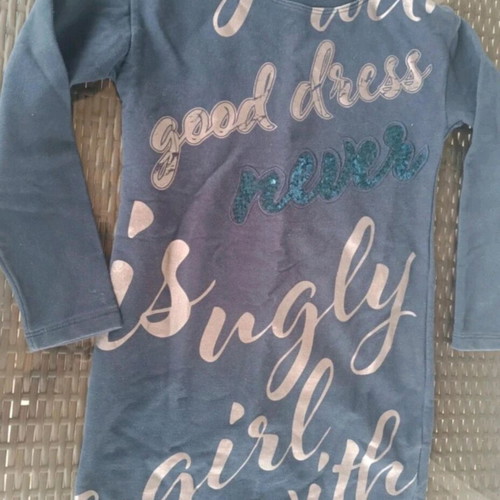 Mayoral Cotton Dress like new, 8 years old, blue