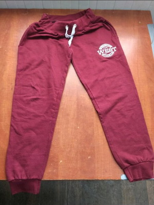 Unisex burgundy tracksuit used
