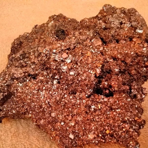 Pyrite mineral used, stone 13x10 cm, 1052 g