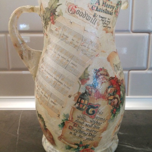 Decorative kitchen set used, Christmas, handmade