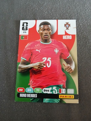 Panini FIFA World Cup 2026 Nuno Mendes Hero αυτοκόλλητο #375