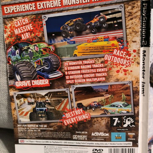 Monster Jam PlayStation 2 μεταχειρισμένο