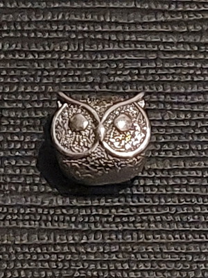 Charm mini owl silver new by A.L.E.