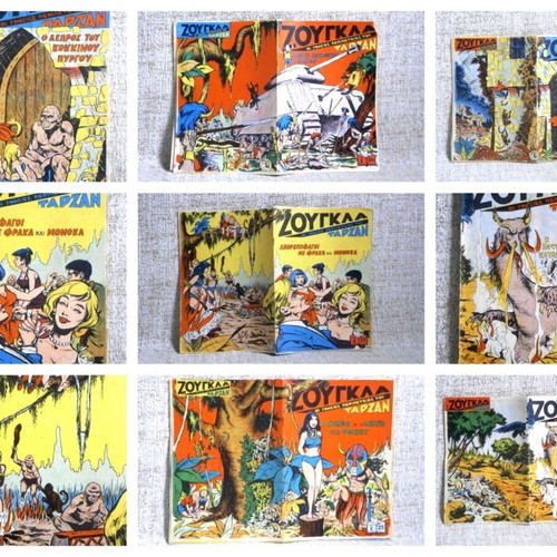 Jungle Tarzan Comics used, issues 1-24, vintage series