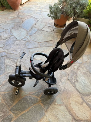 QPlay Τρίκυκλο Ποδήλατο Rito μεταχειρισμένο με air wheels και αναδιπλούμενη κατασκευή