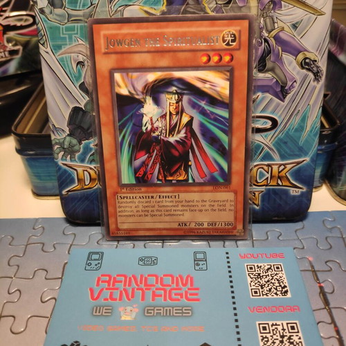 Jowgen the Spiritualist LON-061 1st Edition used Yu-Gi-Oh! card