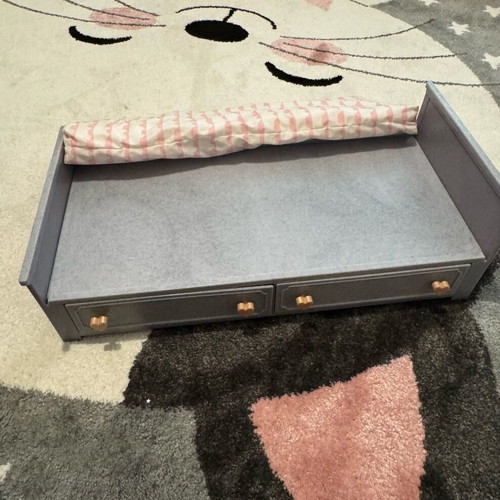 Our Generation doll bed like new with storage drawers