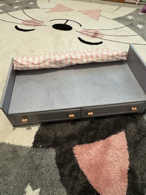 Our Generation doll bed like new with storage drawers