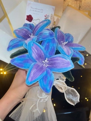 Bibbles lilies set of three made to order