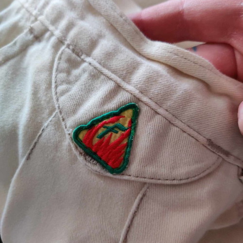 White denim pants used, size 34