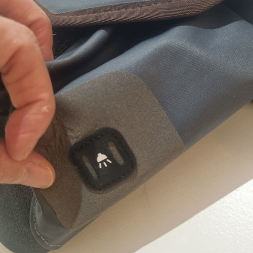 Elops Bicycle Bag used with Rain Cover