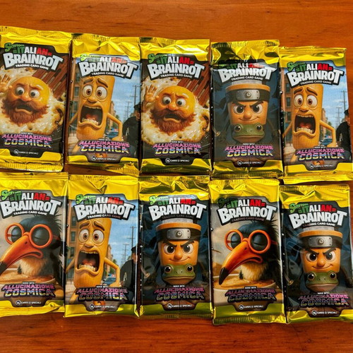 Italian Brainrot Skifidol Beta Series "Allucinazione Cosmica" 10 Packs new