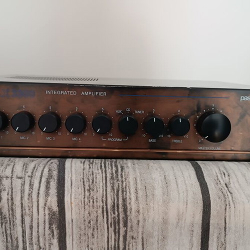 Paso AX3506 60W RMS amplifier mixer used