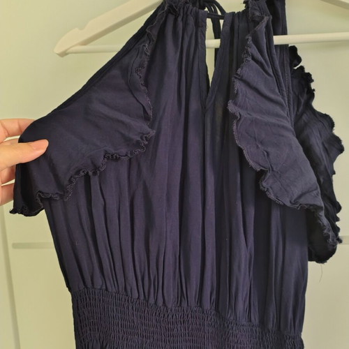 Anel long women's dress like new, navy blue, size S/M