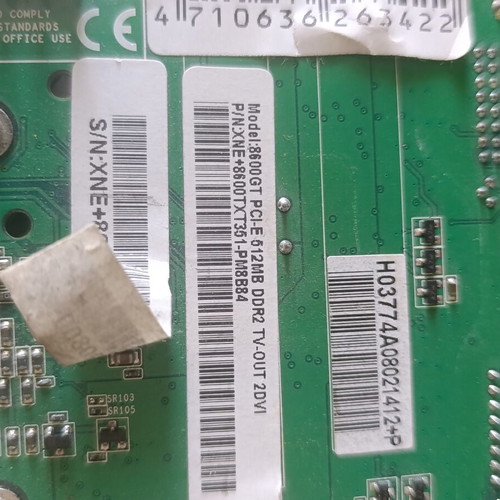 Palit 8600GT graphics card used