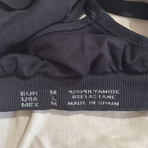 Nursing bra used, size M, black