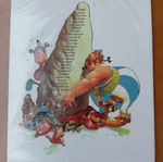 Asterix Uderzo comic book signed by friends