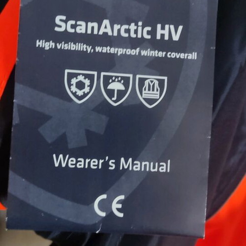 Cold weather suit with fur lining new, size S
