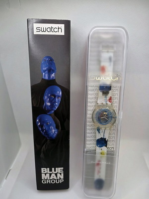 Συλλεκτικό ρολόι Swatch Blue Man Group μοντέλο SUJK104C καινούργιο