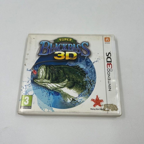 Super Black Bass 3D Nintendo 3DS game used, complete in box