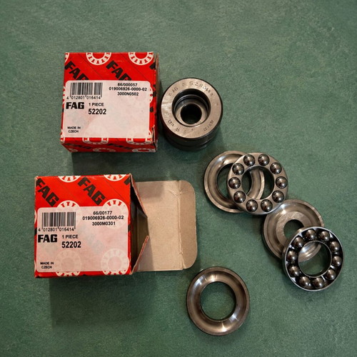 FAG 52202 axial ball bearings new, pack of 2