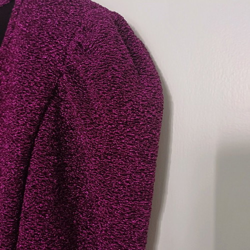 Festive dress purple elastic, like new, small