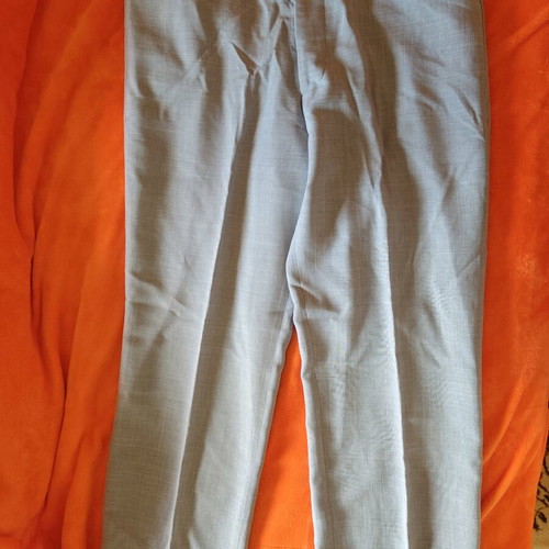 Summer men's pants like new, light gray, size 46