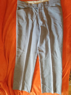 Summer men's pants like new, light gray, size 46
