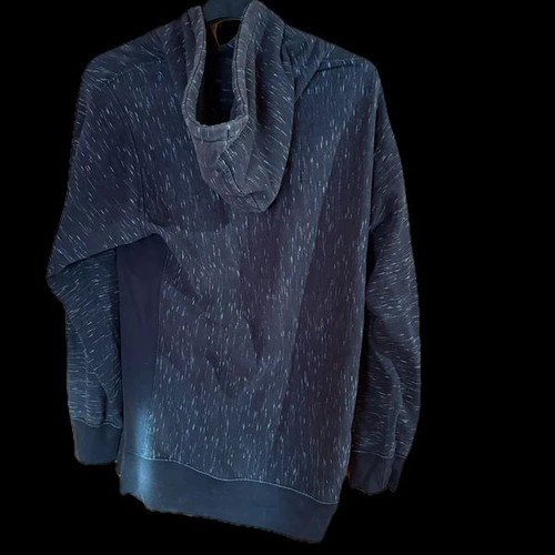 Celio Hoodie men's space-dye pattern dark blue size L used