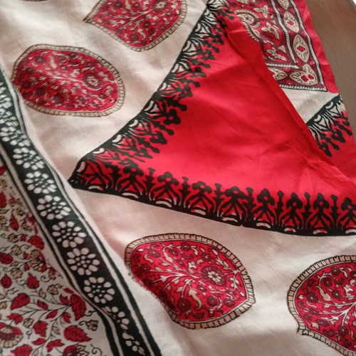 Silk saree fabric like new
