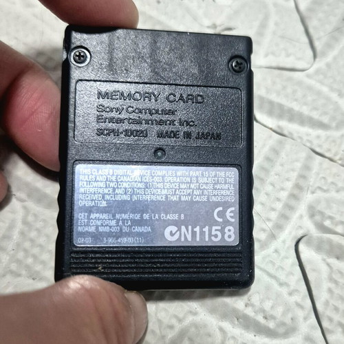 PlayStation 2 Memory Card used