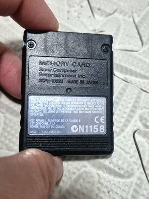 PlayStation 2 Memory Card used